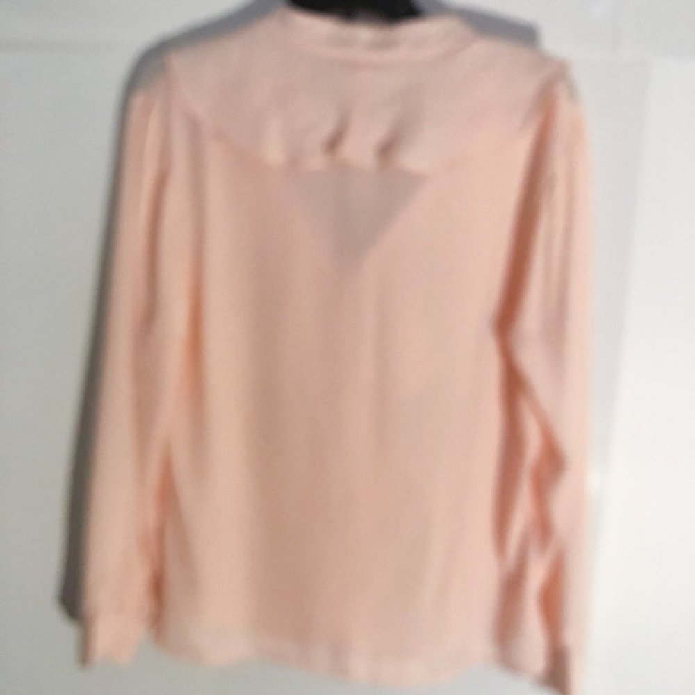 ChicMe Ruffled Peach Blouse - Picture 2 of 6